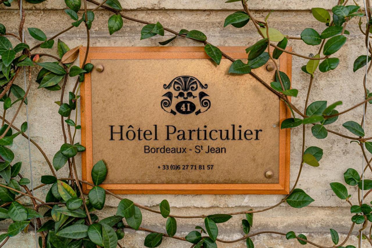 Hotel Particulier - Bordeaux St Jean Εξωτερικό φωτογραφία
